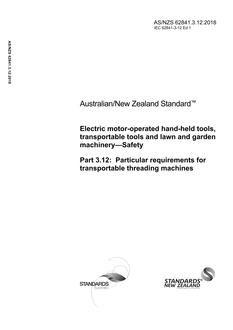 AS/NZS 62841.3.12
