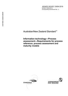 AS/NZS ISO/IEC 33004