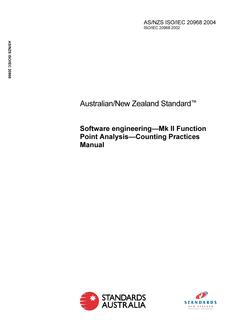 AS/NZS ISO/IEC 20968