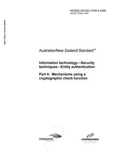 AS/NZS ISO/IEC 9798.4