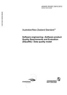 AS/NZS ISO/IEC 25012