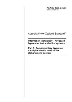 AS/NZS 4395.3 AS/NZS 4395.3