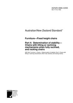AS/NZS 4688.4 AS/NZS 4688.4