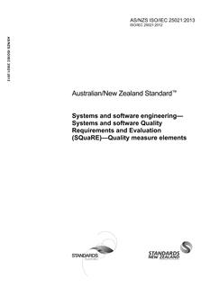 AS/NZS ISO/IEC 25021