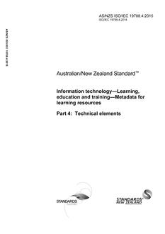 AS/NZS ISO/IEC 19788.4