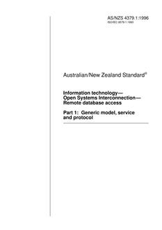 AS/NZS 4379.1 AS/NZS 4379.1