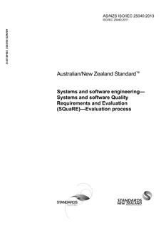 AS/NZS ISO/IEC 25040
