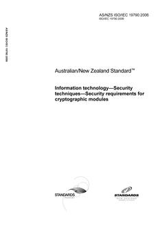 AS/NZS ISO/IEC 19790