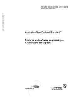 AS/NZS ISO/IEC/IEEE 42010