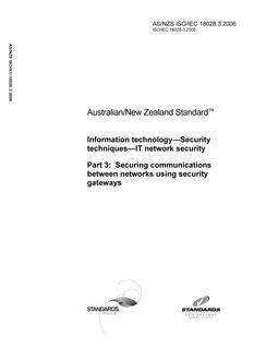 AS/NZS ISO/IEC 18028.3