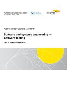 AS/NZS ISO/IEC/IEEE 29119.3