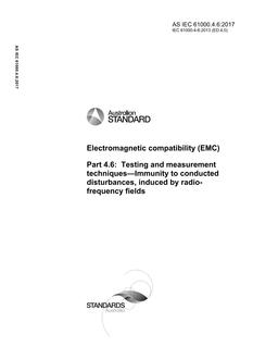 AS IEC 61000.4.6 AS IEC 61000.4.6