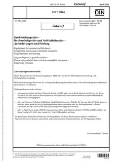 DIN 18866 - DRAFT