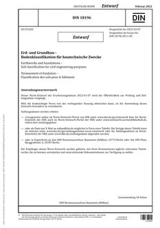 DIN 18196 - DRAFT