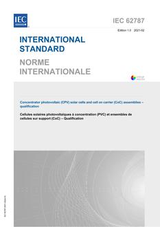 IEC 62787 Ed. 1.0 b