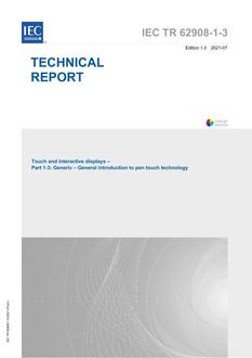 IEC 62908-1-3 Ed. 1.0 en