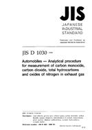 JIS D 1030 JIS D 1030