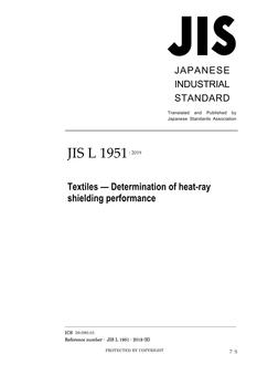 JIS L 1951