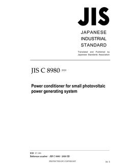 JIS C 8980