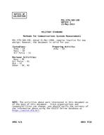 MIL MIL-STD-188/190 Notice 2 - Validation