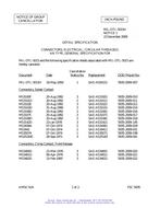 MIL MS3105A Notice 2 - Cancellation