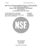 NSF Nadic Methyl Anhydride - 2013