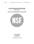NSF N-Nitrosopiperidine CAS # 100-75-4