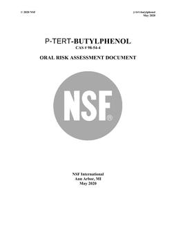 NSF P-Tert-Butylphenol – 2020