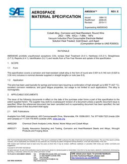SAE AMS5834E SAE AMS5834E