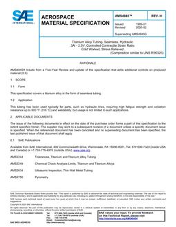 SAE AMS4945H SAE AMS4945H
