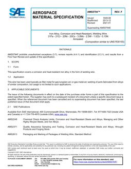 SAE AMS5794F SAE AMS5794F