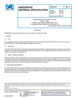 SAE AMS4534E SAE AMS4534E